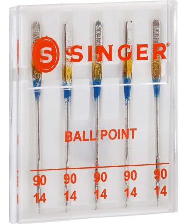 SINGER Ball Point Sewing Machine Needles Size 90/14 - Pack of 5 - Buy Online on GoSupps.com
