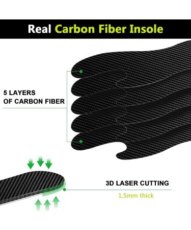 Carbon Fiber Insole for Turf Toe Relief and Foot Fractures - Morton's Extension Orthotic for Hallux Rigidus - Shoe Inserts for Men and Women - Size 10.5-1... (1 PC) - Buy Online on GoSupps.com