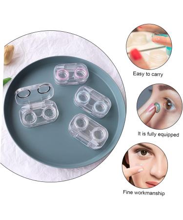 Gleavi Mirror 2 Sets - 8-Part Transparent Glasses Case & Portable Eye Care Container for Travel - Buy Online on GoSupps.com