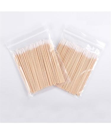 100Pcs Pointed Cotton Swabs Wooden Handle - Makeup Health Medical Ear Jewelry Clean Sticks Buds Tips - Buy Online on GoSupps.com