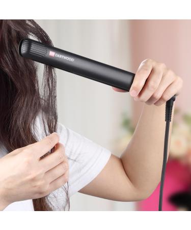 Dartwood 40W Portable Ceramic Hair Straightener | Professional Salon Styling Tool for Effortless Hair Perfection - International Shipping Available (Black - Buy Online on GoSupps.com
