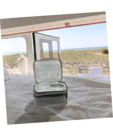 Amosfun Nail Storage Box Nail Polish Bag Portable Nail Polish Holder Nail Organizer Make up Traveling Organizer Bag Travel Make up Organizer Bag Makeup Storage Bag Nail Polish Carrying Bag - Buy Online on GoSupps.com