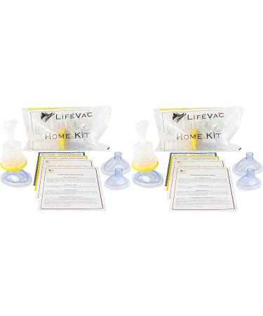 LifeVac Choking Rescue Device Home Kit for Adults and Children - Portable First Aid Choking Device (Pack of 2) - Buy Online on GoSupps.com