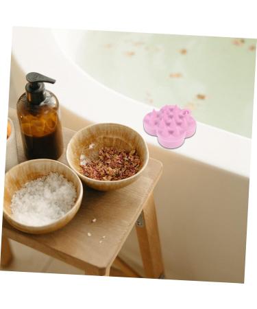 Sewoart Shampoo Massage Buzzing Kamm - Scalp & Hair Brush for Deep Cleansing & Relaxation (Pink 7x6.5x3cm) - International Shipping Available - Buy Online on GoSupps.com