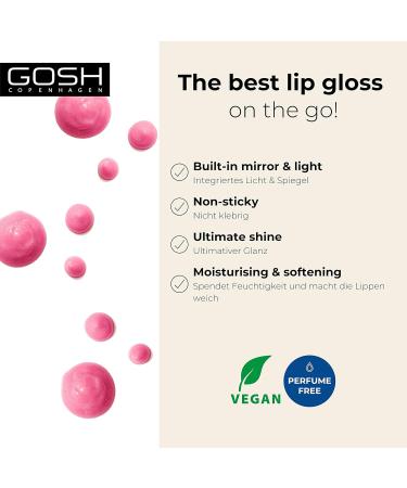 GOSH COPENHAGEN Lumi Lips Lip Gloss - 007 OMG - Oh My God 6ml - Buy Online on GoSupps.com