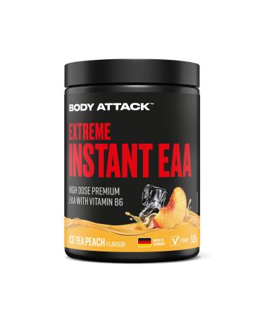 Body Attack Body Attack Nutrition - Extreme Instant Eaa (500g) - EAA - 9461mg EAA - Ice Tea Peach