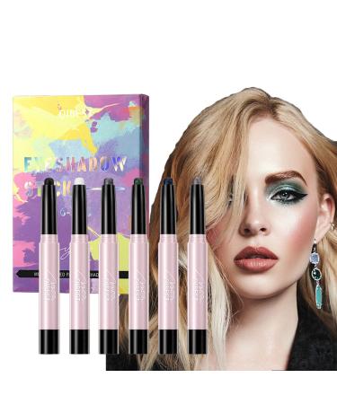 Eyeshadow Sticks Set Waterproof & Smudge-Proof Eyeshadow Sticks Set Cosmetic Makeup Eyeshadow Pencils for Women Frifer 2 Teams