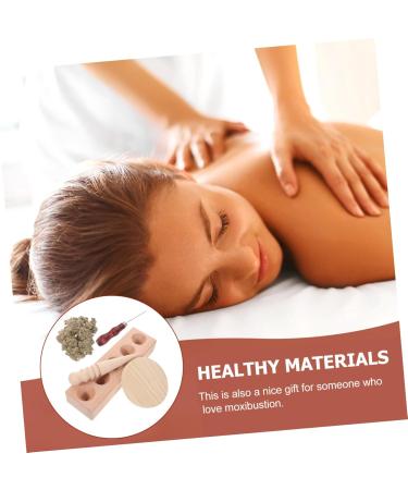 Beaupretty Aita Form Wooten Mold Moxachel Objuice Massage Device Set - Wooden Moxibustion Tools for Heat Therapy - Buy Online on GoSupps.com