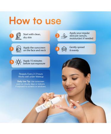 Raaga Sunscreen Lotion SPF 50 Broad Spectrum UVA and UVB Lightweight Non Greasy Water Resistant 1.86 Fl Oz 55ml - Buy Online on GoSupps.com