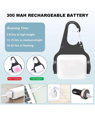 USB Rechargeable Dog Lights - 3 Modes, Waterproof LED Safety Light for Night Walking, Running, Camping - Clip on Collar for Enhanced Visibility - Buy Online on GoSupps.com