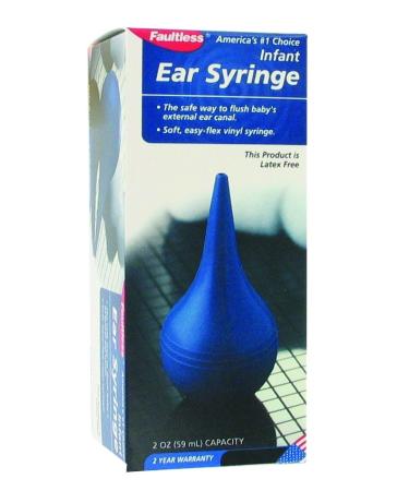 Faultless By Apotthecary Products Inc. Faultless Infant Ear Syringe 2 Ounce (Pack of 4)