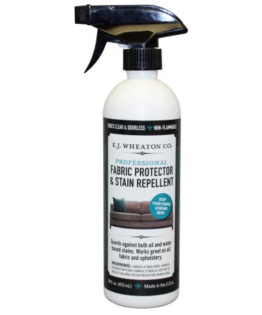E.J. Wheaton Co. Fabric Protector, Stain Repellent & Spill Guard, For Use on Furniture, Carpets or Any Fabric Upholstery, 16 Oz. Bottle