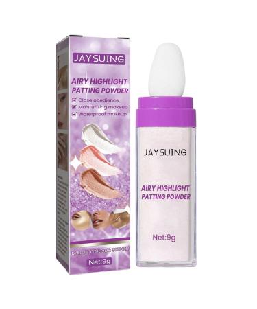 Highlight Patting Powder Highlighter Powder Stick Makeup | Brightening Face Body Hair Makeup Stick Highlight Patting Powder White
