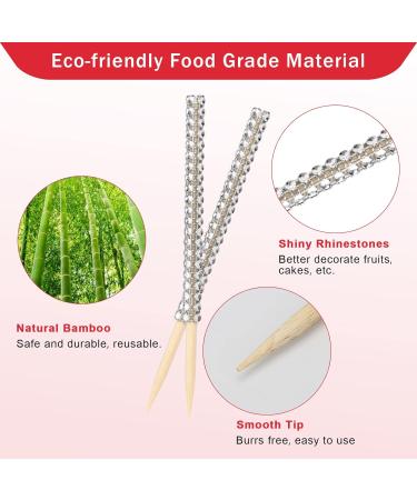10+10 Candy Apple Kits AngleKai 10Pcs Bling Candy Apple Sticks/ 10Pcs Candy Apple Boxes/ 25 Yard Ribbon Rhinestone Caramel Apple Sticks Clear Candy Apple Boxes with Hole Silver White - Buy Online on GoSupps.com