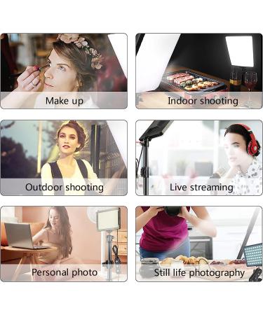 Portable LED Studio Streaming Lights with Tripod Stand & Color Filters | Ideal for Video Recording, Photography, YouTube, TikTok, and Conference Use - Buy Online on GoSupps.com