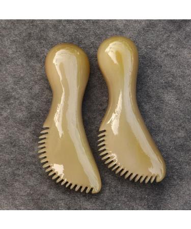 Sawtooth Horn Gua Sha Scraper Lifting Skin Beauty Tool Wrinkle Remover Traditional Acupuncture Therapy Stick 1Pcs 1pcs only random