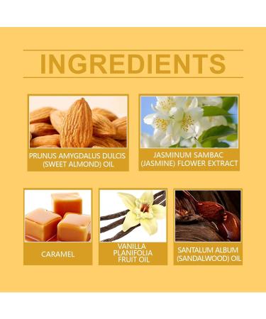 Brazilian Spray Fruity Fragrance Perfume Mist Hair & Body Fragrance Mist Brazilian Fragrance Perfume for Women Eau de Toilette Day or Night Spray (Brazilian Jasmine) (Almond caramel) - Buy Online on GoSupps.com