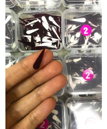 Buy Kalpana Women's Maroon Bindi Stickers - Slim Tilak Kumkum Pack of 12 | International Shipping Available - Buy Online on GoSupps.com