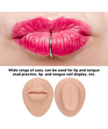 Simulated Mouth Tongue Model Simple Operation Soft And Convenient Mouth Tongue Stud Display Model Flexible Reusable Silicone For Jewelry Store (Medium Skin Color) - Buy Online on GoSupps.com