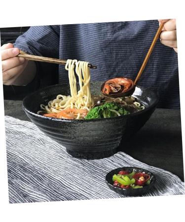 ABOOFAN Japanese Ramen Bowl Salad Bowl Condiment Containers Ceramic Dishes Ramen Dish Boot Flower Pot Kitchen Bowls Football Chin Strap Pasta Container Seasoning Plate Vintage - Buy Online on GoSupps.com