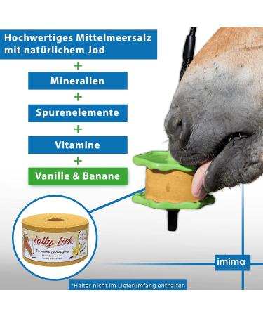 Buy Imima Lolly-Lick Vanilla Banana 4x750g - Delicious 3kg Pack | International Shipping Available - Buy Online on GoSupps.com