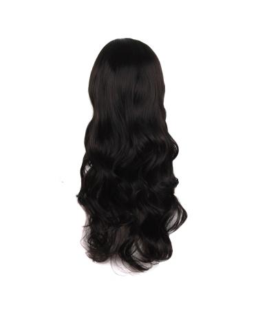 MapofBeauty 24 Inch Synthetic Long Wavy Hair Wig - Women's Party Full Wig (Black) - Buy Online on GoSupps.com