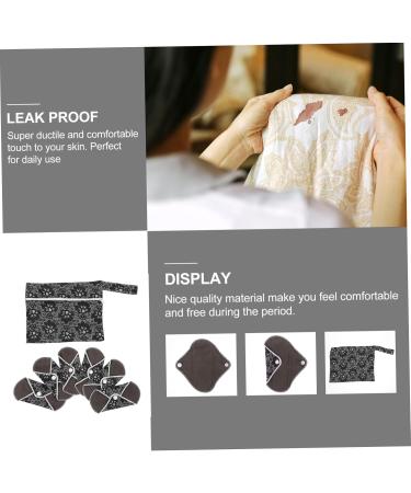 Shop Minkissy 18-Part Eco-Friendly Cloth Set: Diaper Inserts Bamboo Menstrual Pads & Reusable Towels - Washable Carbon Fiber - Buy Online on GoSupps.com