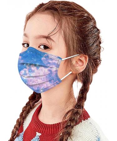 50pc Kids Disposable_Mask 3 Ply Kids Face_Masks for Protection Anti Dust Face Mouth Filter Tools for Children School - Buy Online on GoSupps.com