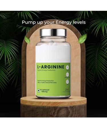 Organics L Arginine 1000 mg with Chromium Picolinate Good for Muscle Growth Stamina Good Recovery Immune Booster & Energy for All-60 Veg Capsules. - Buy Online on GoSupps.com