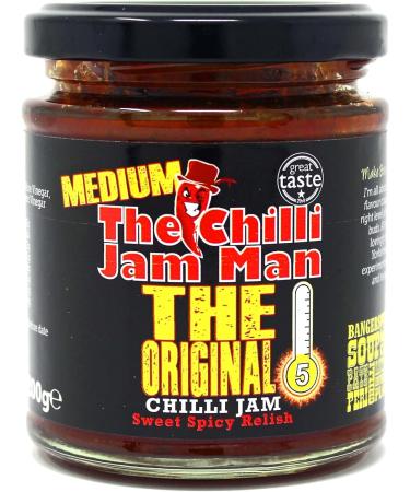 The Chilli Jam Man Mixed Box - Set of 3 Sweet Spicy Hot Chilli Pepper Relish - 3 x 200g - Buy Online on GoSupps.com