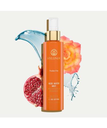 Hylunia Rose Water Mist 5.1 fl oz - Natural Vegan Skin Repair with Calendula & Pomegranate - Shop Internationally - Buy Online on GoSupps.com