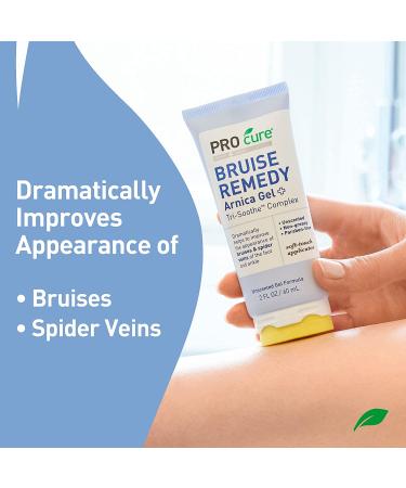 PROcure Remedy Gel with Arnica - Improves Bruises & Spider Veins on Foot & Ankle - Unscented & Paraben-Free - 2 Fl Oz - Buy Online on GoSupps.com