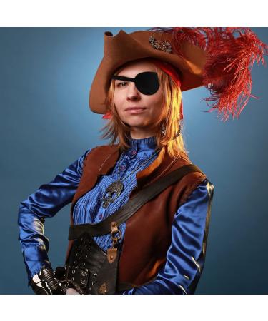 Buy BESPORTBLE Adjustable Pirate Eye Patch - One-Eyed Dragon Halloween Costume Accessory | Lazy Eye Patch (Black) - International Shipping Available - Buy Online on GoSupps.com