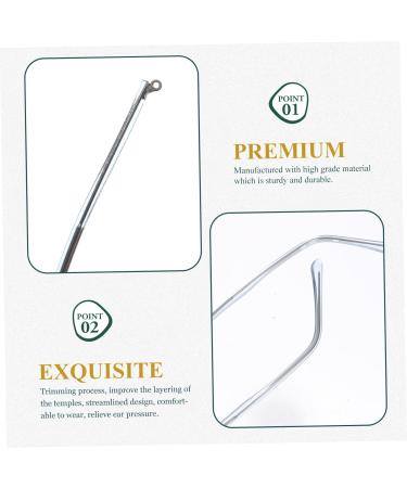 Buy KJHBV 4 Pairs Glasses Accessories Set - Repair Kit for Slipping Glasses - Low Temple Crystal Bracket for Men & Women - Durable & Stylish - 13.8x0.36cm - Blue - Buy Online on GoSupps.com