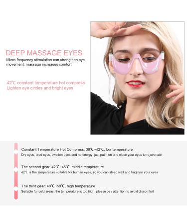 Buy Electrical Eye Massage Device Vibration Heating Eye Care Tool for Beauty Pink - Buy Online on GoSupps.com