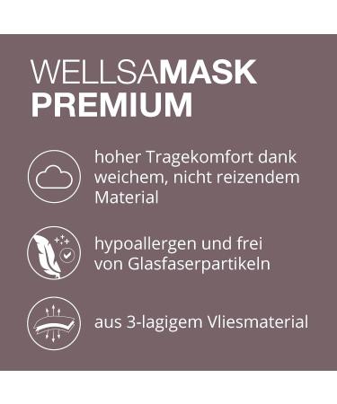 Buy Wellsamed Wellsamask 50-Piece Pink Face Mask - Small Size Comfortable Elastic Bands International Shipping Available - Buy Online on GoSupps.com