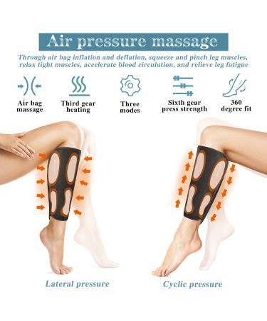 Compression Leg Massager with Heat - Relief for Muscle Fatigue, Leg Calf Air Massager for Circulation - Perfect Gifts for Women & Men - Buy Online on GoSupps.com