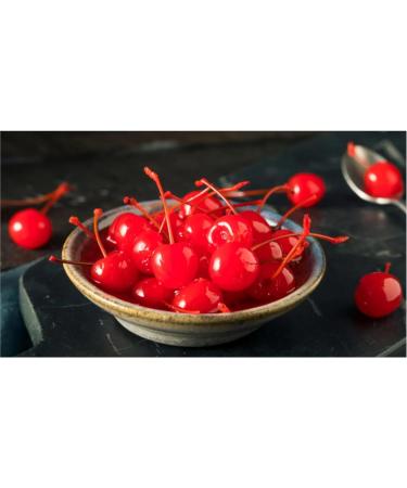 Opies | Red Maraschino Cocktail Cherries With Stem | 3x225g - Buy Online on GoSupps.com