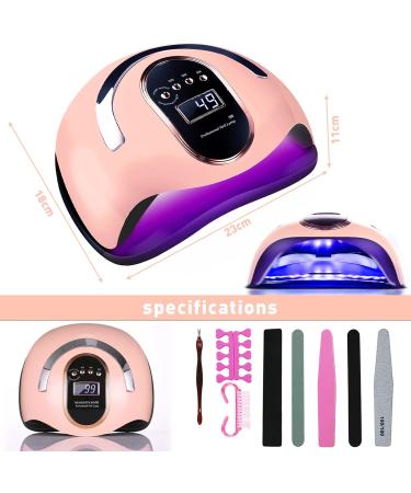 Maisitoo 168W UV LED Nail Dryer - Professional Gel Nail Lamp with Timer & LCD Display Fast Drying Removable Floor Slab - Buy Online on GoSupps.com