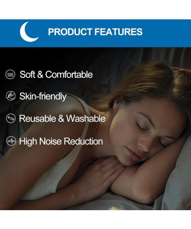 Ear Plugs for Sleeping - 42 Pairs Noise Cancelling Foam Ear Plugs 40dB Sound Blocking Protection for Snoring Travel & Shooting - Blue 2 Small Packages - Buy Online on GoSupps.com
