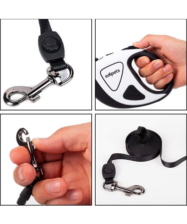 Edipets 5m Extendable Dog Leash with LED Flashlight - Ideal for Training & Walks | Perfect for Small Medium & Large Dogs - Buy Online on GoSupps.com