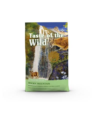 Taste Of The Wild High Protein Real Meat Recipes Premium Dry Cat Food With Superfoods And Nutrients Like Probiotics, Vitamins And Antioxidants For Adult Cats And Kittens Rocky Mountain 14 Pound (Pack of 1)