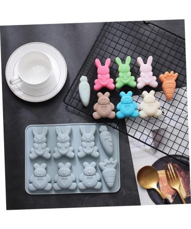 Alipis 2pcs Silicone Cake Mold Clay Molds Candy Molds Easter Themed Molds DIY Baking Moulds Candy Decor Baking Accessory Silicone Molds Crystal Cupcake Chocolate Accessories Silica Gel - Buy Online on GoSupps.com