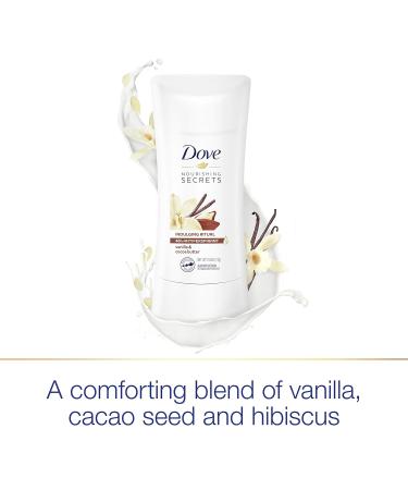 Dove Nourishing Secrets Vanilla Cocoa Butter Deodorant Stick for Women - 48 Hour Protection, 2.6 oz (Pack of 3) - Buy Online on GoSupps.com