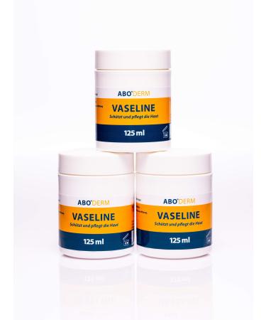ABODERM Vaseline 375 ml (3x 125 ml) Pharmacopoeia-quality cosmetic for the protection and care of the skin - Buy Online on GoSupps.com
