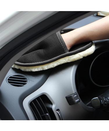 BUSOTH Ultrafine Fiber Wool Soft Car Cleaning Gloves Cleaning Gloves Dishwashing Gloves One Size Small - Buy Online on GoSupps.com
