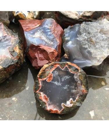 FACSER Natural Crystal Rough 500g Natural Agate Original Stone Crystals Raw Rough Specimens Jade Gemstones Ornaments - Buy Online on GoSupps.com