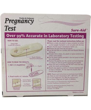 Sure-Aid Pregnancy Test - Quick & Accurate Results - Buy Online on GoSupps.com