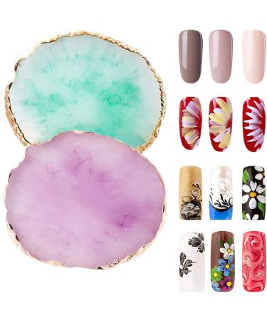 2 Pieces ACHAT Nail Art Palette - Professional Nail Design Kit for Beauty Salons Nail Studios and Home Use - Buy Online on GoSupps.com