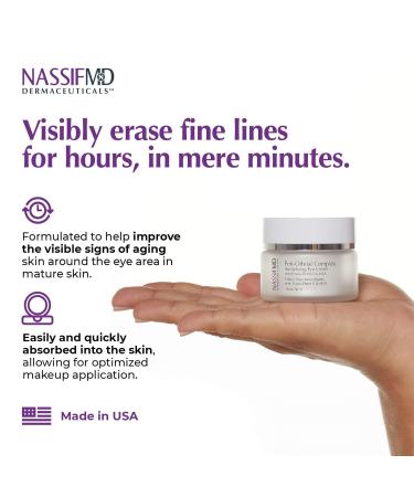 NassifMD Under Eye Cream - Reduce Wrinkles Dark Circles & Puffiness - Effective Treatment for Brighter Eyes - Buy Online on GoSupps.com
